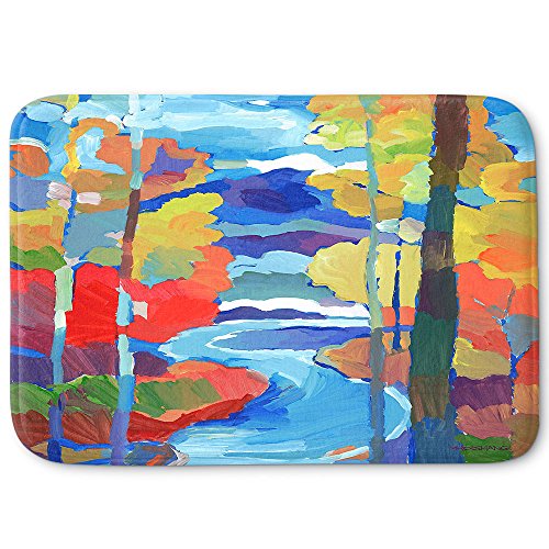 DiaNoche Designs Memory Foam Bath or Kitchen Mats by Hooshang Khorasani - Route to Respite, Large 36 x 24 in