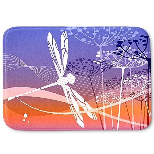 DiaNoche Designs Memory Foam Bath or Kitchen Mats by Angelina Vick - Flight Pattern I, Large 36 x 24 in