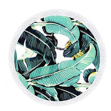 Load image into Gallery viewer, CAMMITEVER Leaf Tapestry Mandala Tapestry Wall Hanging Beach Wall Tapestry Swimming Towel Mandala Blanket Thin Towel Yoga Mat
