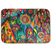 DiaNoche Designs Memory Foam Bath or Kitchen Mats by Michele Fauss - Magic Mountain, Large 36 x 24 in