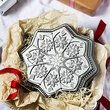 Load image into Gallery viewer, Nordic Ware Sweet Snowflakes Shortbread Pan, Silver
