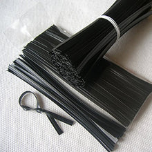 Load image into Gallery viewer, Weststone Brand - 200pcs Plastic twist ties, 5&quot;x 5/32&quot;, Black, Re-Usable, Moisture resistant

