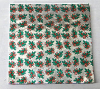 Candy Molds N More 6 x 6 inch Christmas Holly Confectionery Foil Wrappers, 500 Sheets