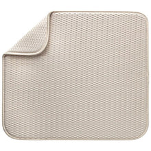 Load image into Gallery viewer, Envision Home 417701 Reversible Dish Drying Mat, Large, Cream
